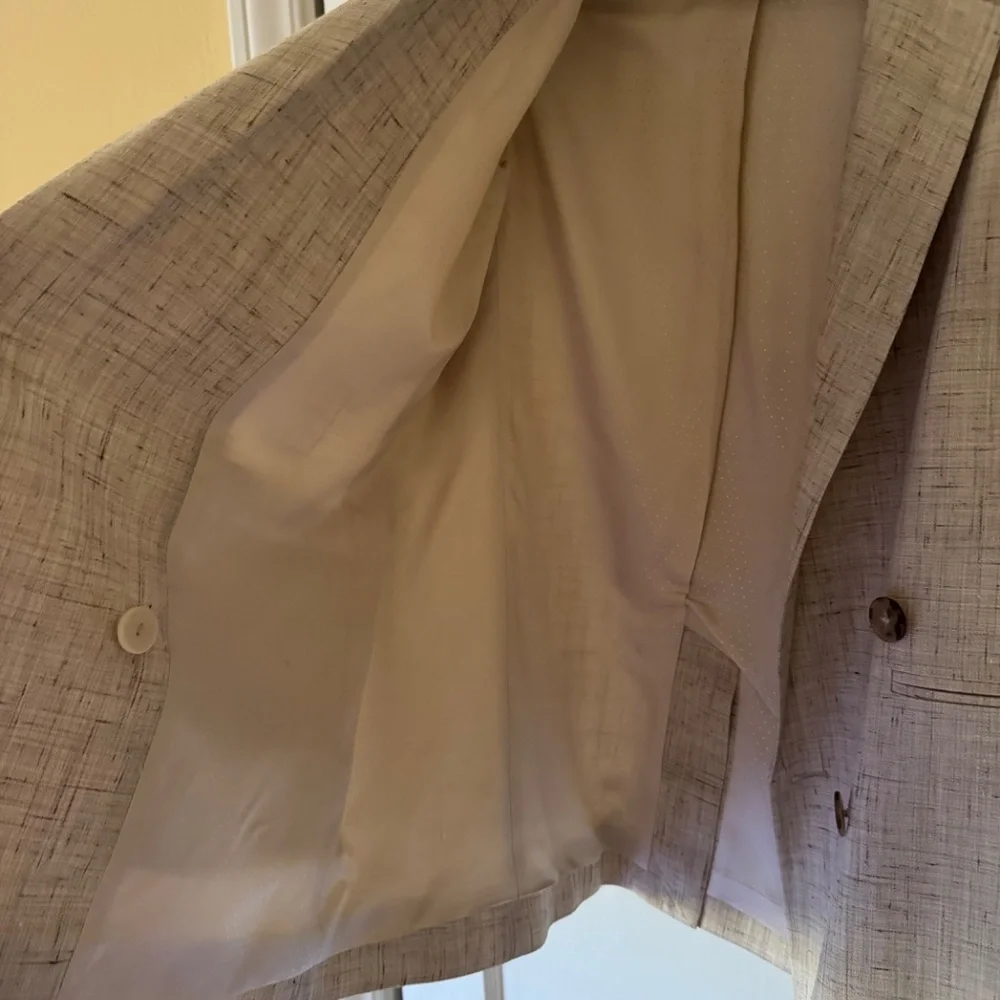 Sezane Chelsea Jacket Mottled Beige - Size 34 - Picture 3 of 5